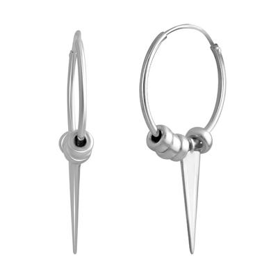 Silver Earrings Without Stones (2134688)
