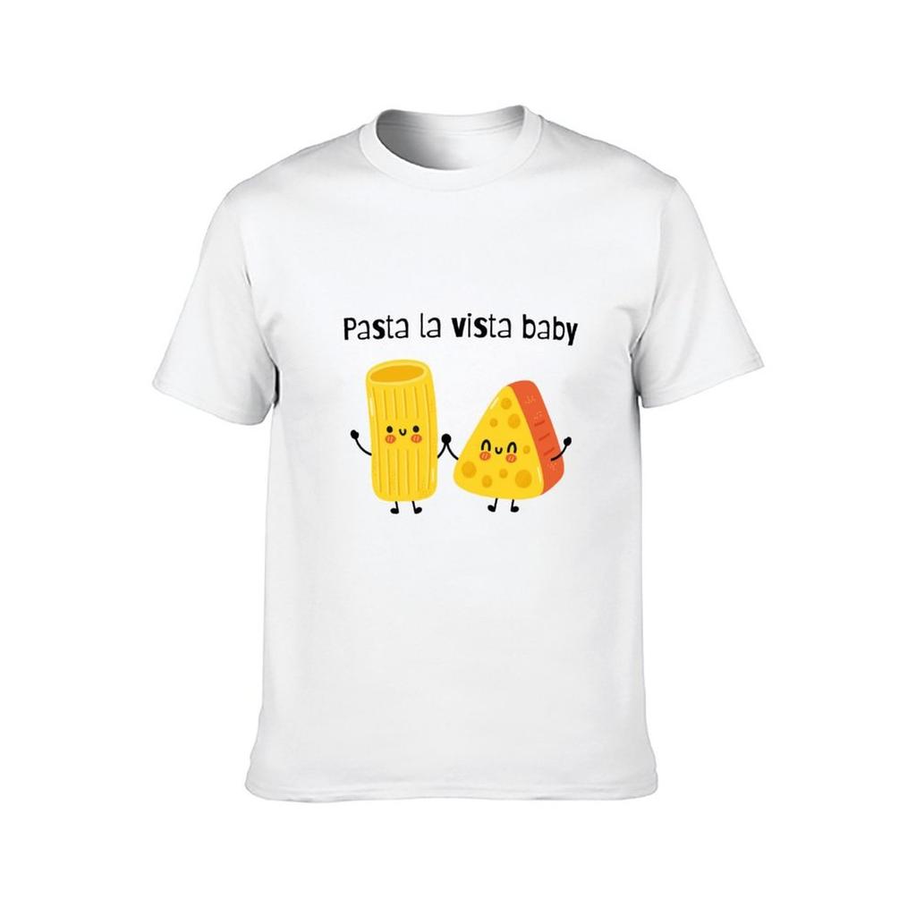 Pasta La Vista BabyFunny Word Puns TShirt t shirts for man graphic tees cotton t shirt man TShirt