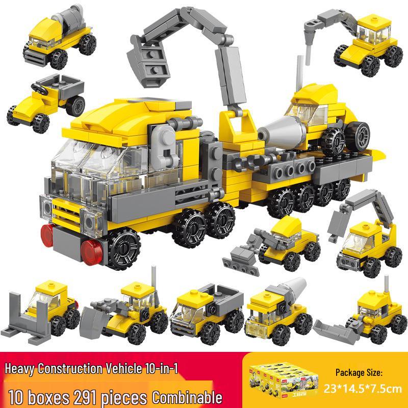 Xiaomingxing Bausteine - Kompatibel mit Lego, Pädagogisches Montagespielzeug mit kleinen Partikeln für Jungen