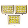 12Pcs Lovely Emotion Face Golf Balls Funny Yellow Practice Golf Balls Novelty Golf Gift for Men Women Golfers Enduring