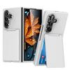 Applicable To Samsung ZFold1Ultra Mobile Phone Case Card Bag Bracket Fold1 Transparent Matte Card Anti-drop Protective Cover