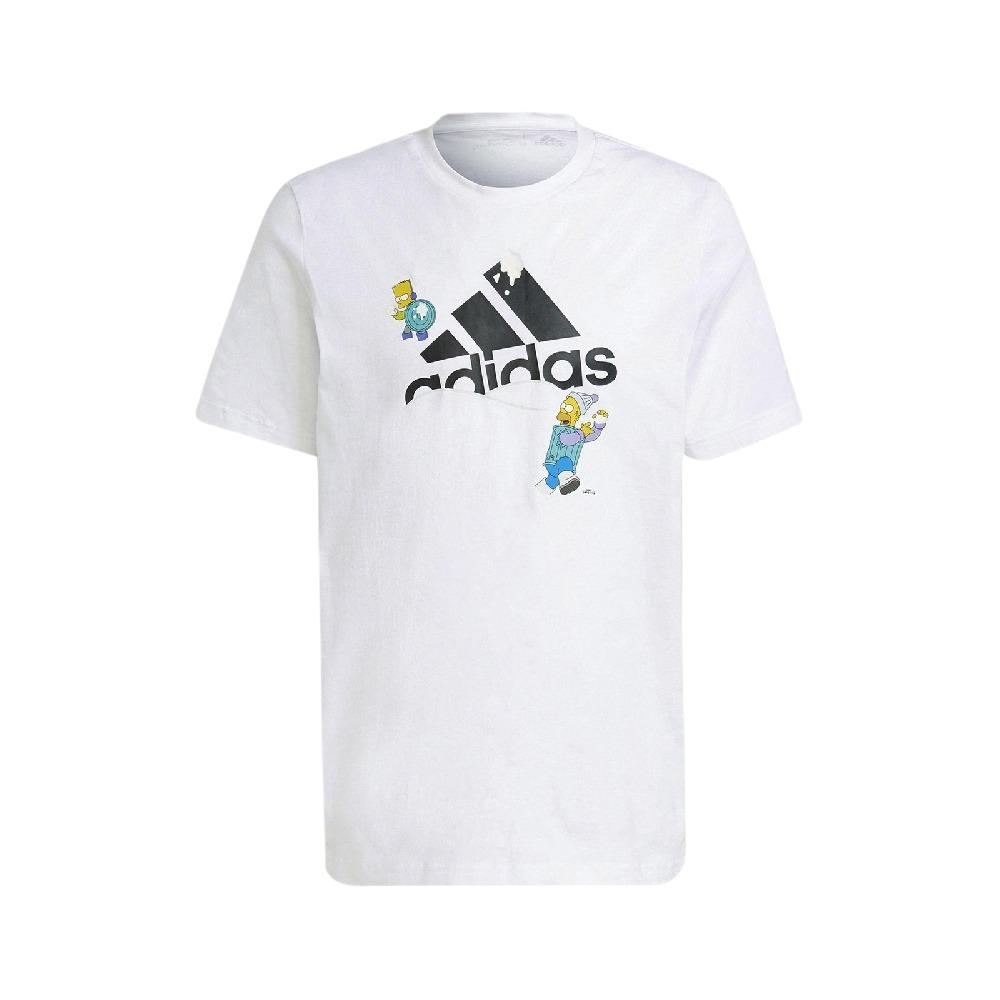 

Adidas X Футболка с графикой Симпсонов Мужские топы Белый GS6309 XS