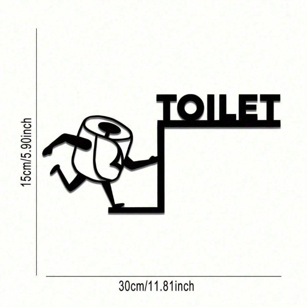 Vintage Metallschild Lustige Badezimmerkunst Toiletten-Druck Einweihungsgeschenk Wohnkultur