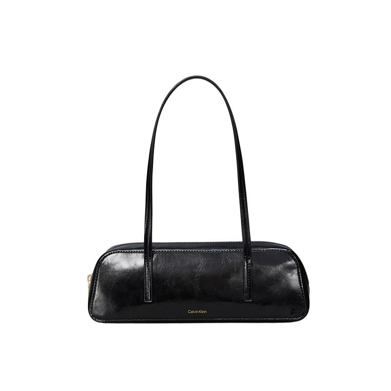 

Calvin Klein Elegant Commuter Minimalist Print Mixed Material Shoulder Bag Medium Women bags Space-Black 4F3638G-UB1 Basic Set (Bag)