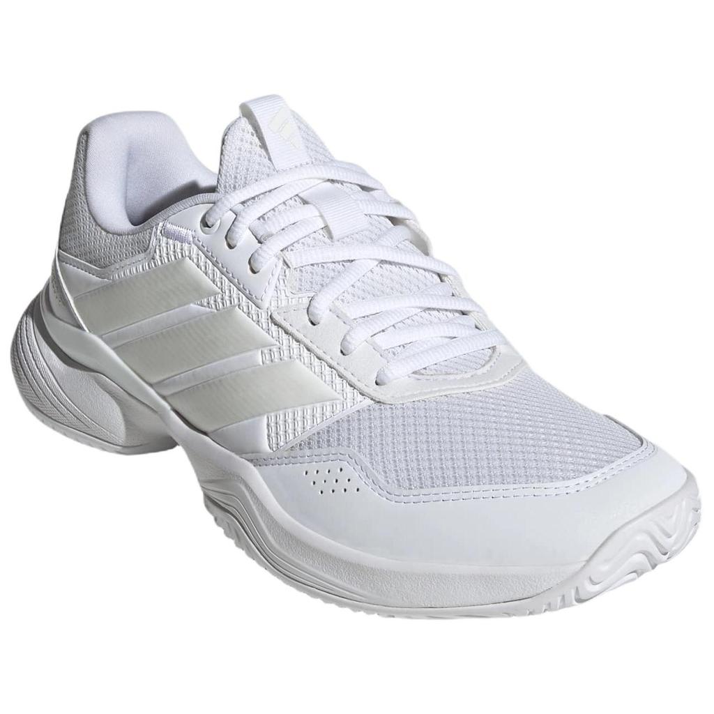 Adidas Gamecourt Synthetic Leather Polyester Comfortable Versatile Breathable Support Tennis Shoes Women sneaker White KI3600