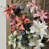 86cm Height Artifiical Flower Branch Flexible Stems Lily Fake Flower  Desktop Ornament