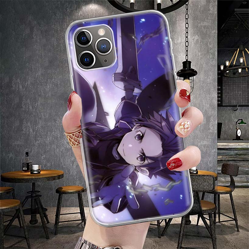 Sword Art Online Anime Soft Phone Case For IPhone 11 17 Air 16E 16 Pro Max 15 + 14 Plus 13 Mini 12 Apple 7 SE 8 Fundas Coque 11