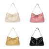 Korean Style Large Capacity Handbag Tote Bag Underarm Packs Fashion Retro PU Tote Bag  Women
