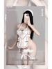 Naughty Heart Lace-Up Maid Lingerie Set - Sexy Role Play Costume