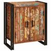 Nightstand Multicolored 66 x 35 x 76 cm Solid Reclaimed Wood