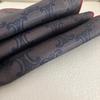 Used CELINE Handkerchief 58cm Scarf Macadam All-over Pattern Silk Blend