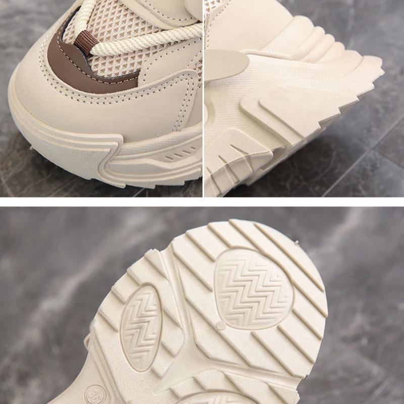 Fashion Spring Autumn New Women Leisure Sneakers Outdoor Breathable Thick Bottom Vulcanized Shoes Hot Sale Women Lace-up Trainers Mujer