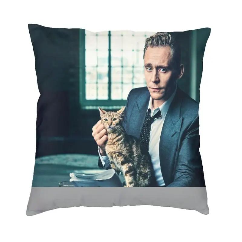 Cool Tom Hiddleston Collage Pillow Case Home Decor 3D Double Side Print Actor Cushion Cover For Car Decoration Salon