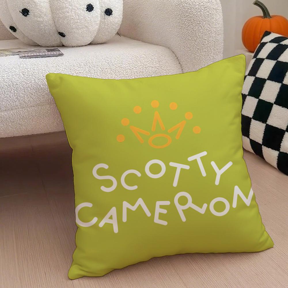 Luxury American Golf Brand SScotty Cameron Cushion Cover Throw Pillow Cover Hidden Button Durable Polyester Chair Cushion