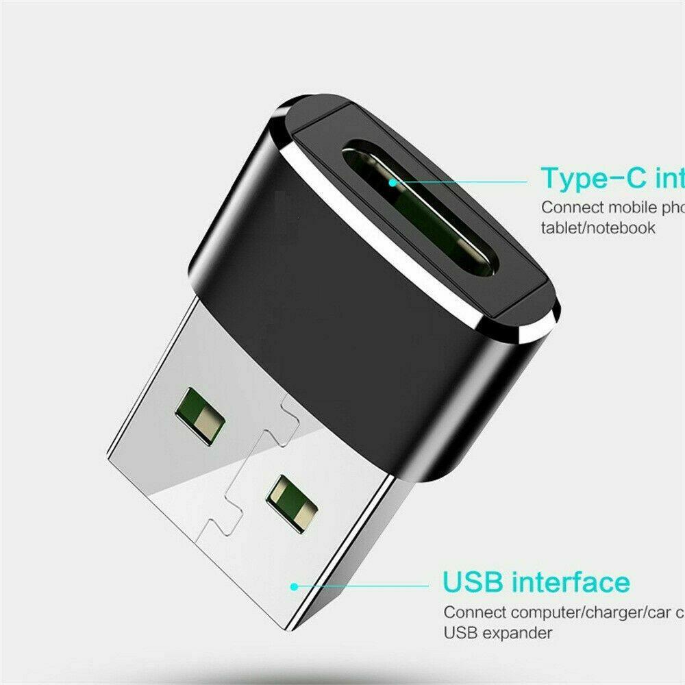 Plug Cable Data Charger OTG USB Male To Type C Female Adapter Converter