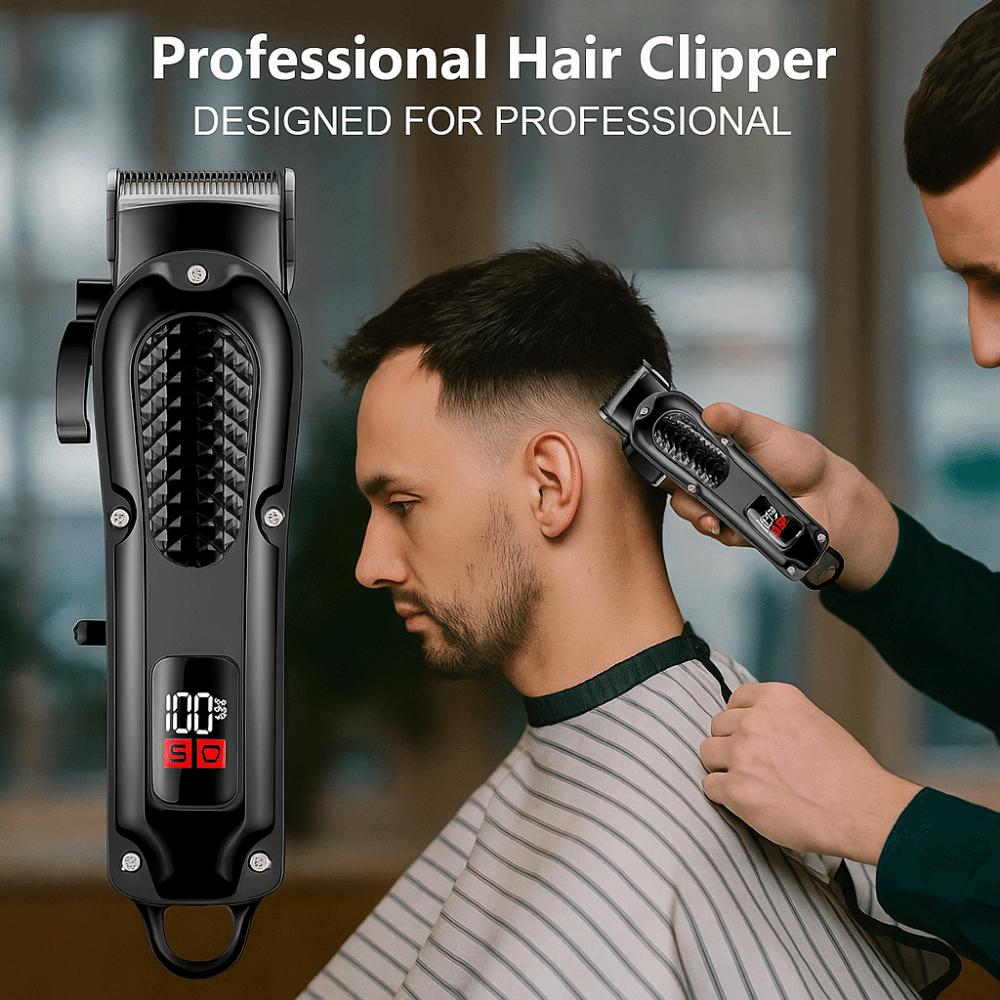 Rechargeable Electric Hair Clipper Cordless Beard Shaver Beard Trimmer  Barber Use