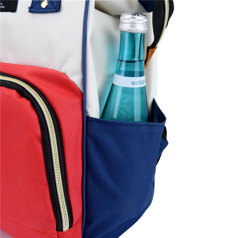 Large Capacity Splash-proof Mummy Bag: Fashionable Multi-Purpose Travel and Baby Bag