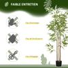 Artificial Plant Bamboo Artificial Tree Height 180 Cm with Pot, Indoor Decoration, Very Realistic