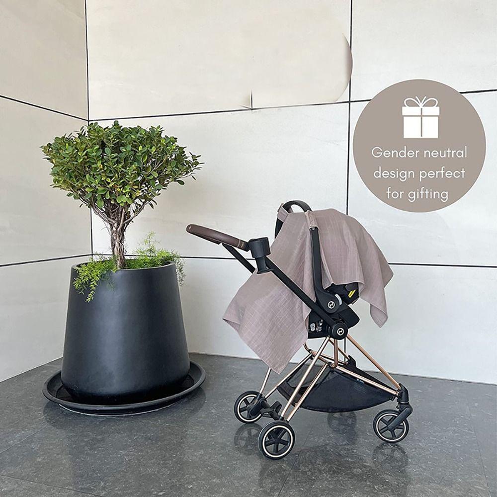 Breathable Canopy Cover Lightweight Baby Canopy Covers Replacement Breastfeeding Covers