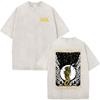 Washed Vintage Forward Observations Group Be Seeing You Print Tshirt Skeleton Graphic Tshirts Men Fashion Oversized T Shirts
