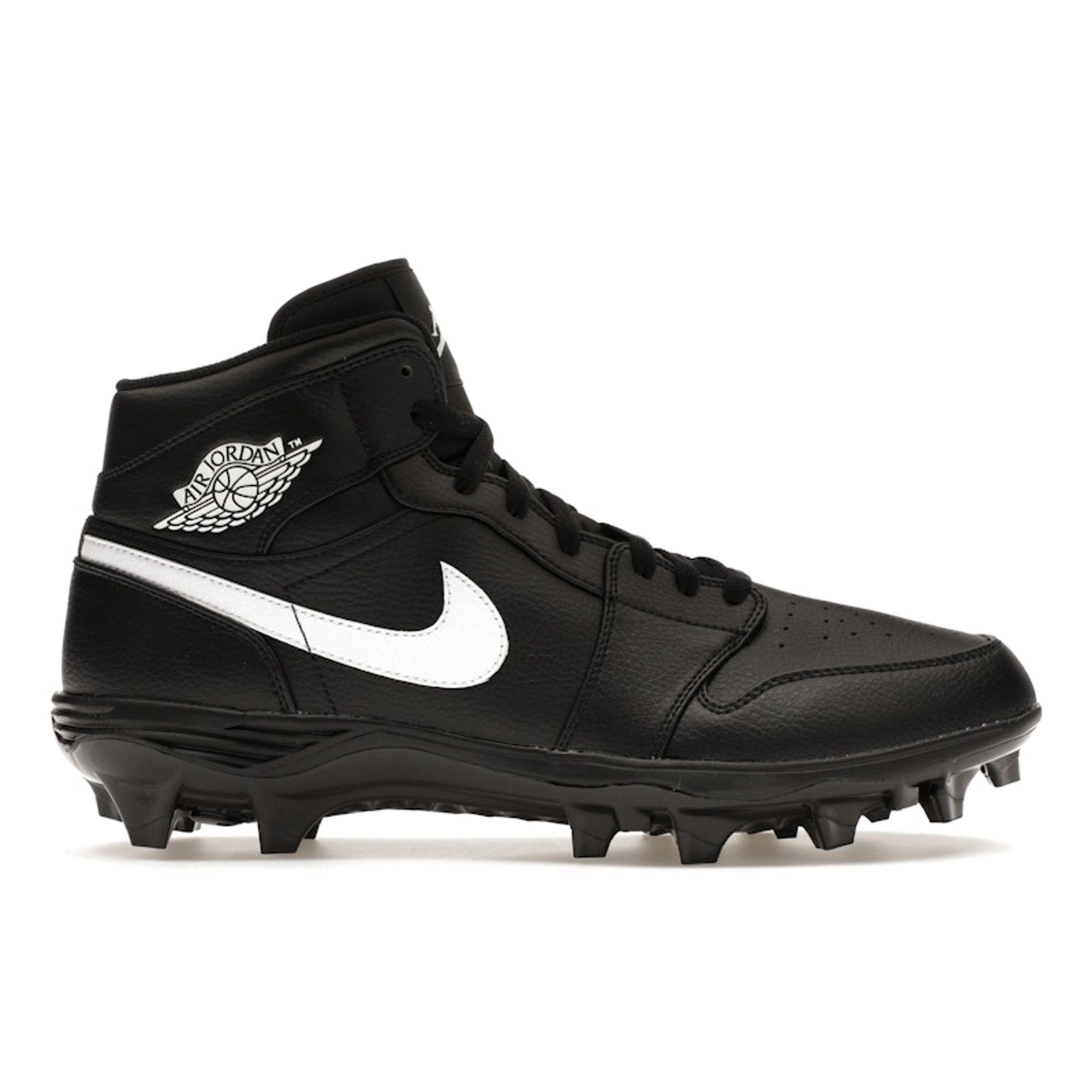 Air Jordan 1 Mid TD Cleat Nero 2023 Sneakers Uomo Bianco FJ6805-001 cm