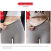 LANGSHA Women's Ribbed Fleece-Lined Thermal Leggings