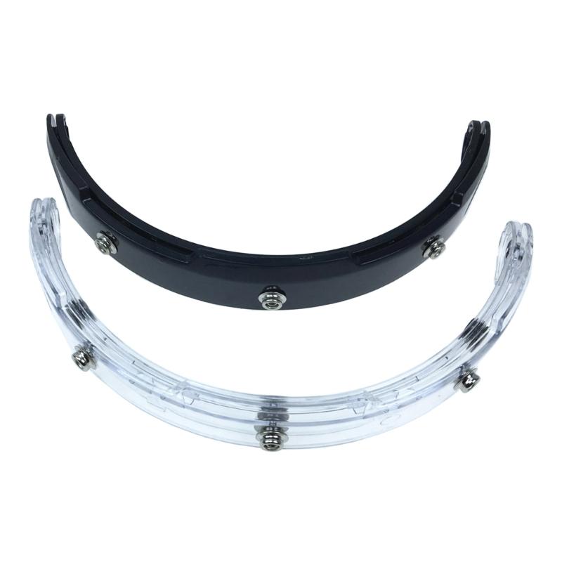 Motorcycles Black UV Adapter Flip Up Base Attachment For 3-Snaps Bubble Shield Visor Face Mask Helmet Accessories