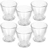6x Glass Egg Cup Stand for Eggs Serving