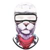 3D Printed Animal Pattern Funny Ski Mask Full Coverage Novelty Headwear  For Men Woman