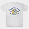 Asiatische Größe Baumwolle Unisex T-Shirt Druck T-Shirt Charlestown Chiefs Hockey T-Shirt No-Cut Druck Reguläre Passform