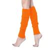 Felgekleurde wollen beenwarmers in fluorescerende tinten, gebreide voetwarmers, slouch sokken, laarswarmers.