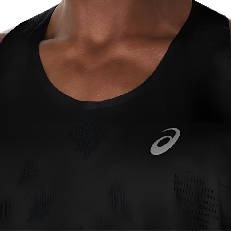 Asics Casual Comfortable Versatile Fashion Vest Men tops Black 2011D287-001