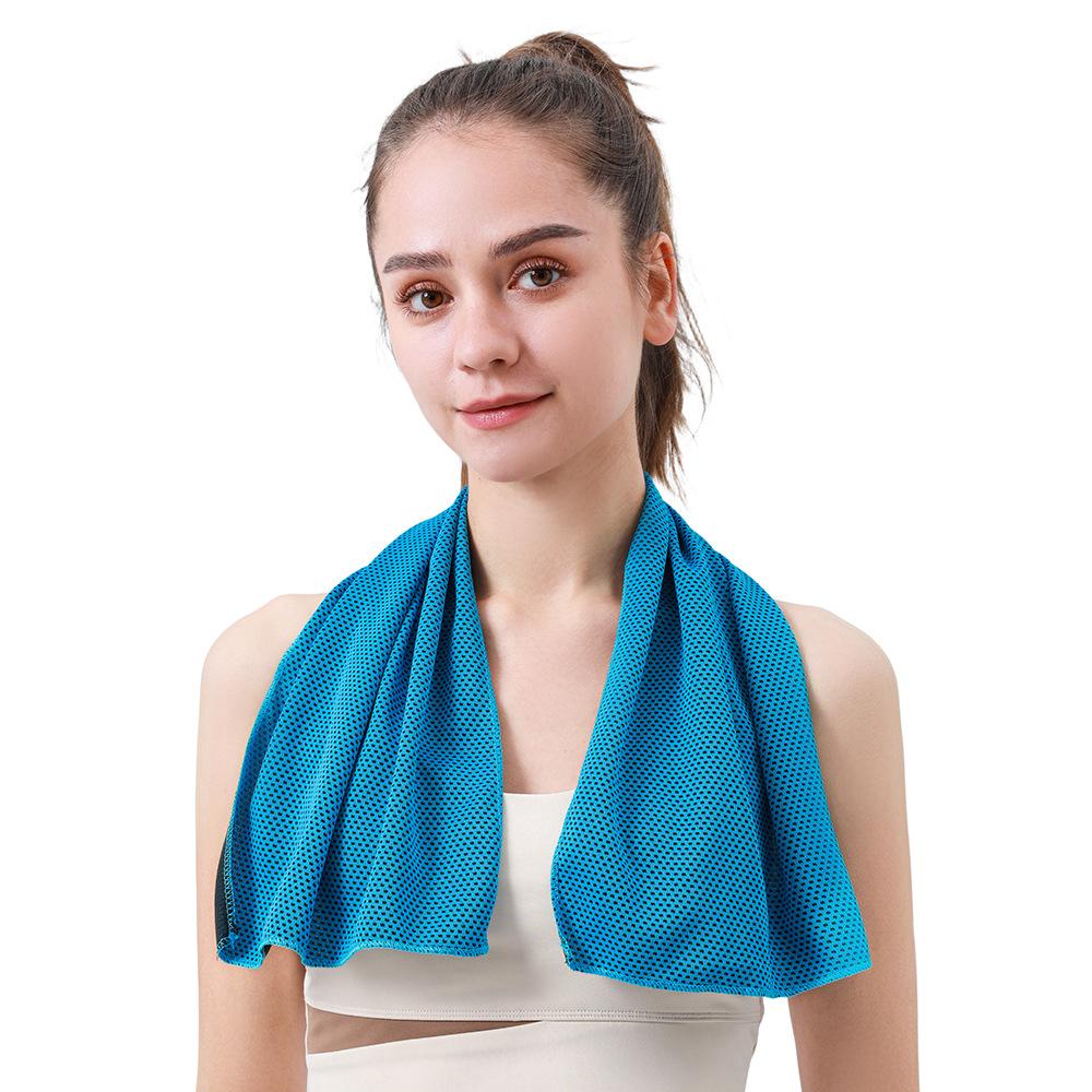 Cooling Towel for Yoga Fitness Outdoor Running, Quick Dry Sweat Absorbent Ice Chill Towel for Men Women
