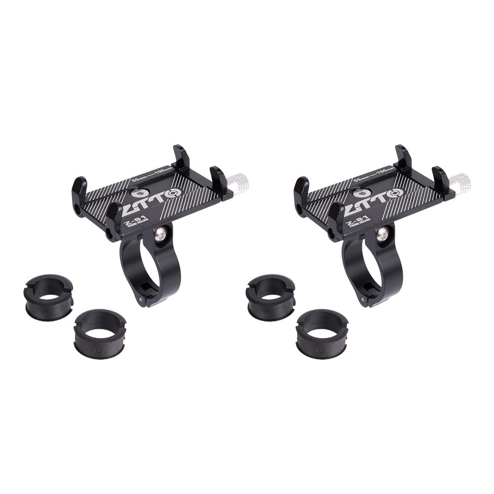 Bicycle Phone Holder GPS Navigation Cellphone Handlebar Stand Mount Motorcycle Cell Phone Mount with Aluminum Alloy Bracket