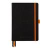Rhodia Hardcover Journal A5 Dot Grid 240 Italian Synthetic Leather Notebook, Size, Ruled, Pages, Cover, Black. (RHODIA Cf118772)
