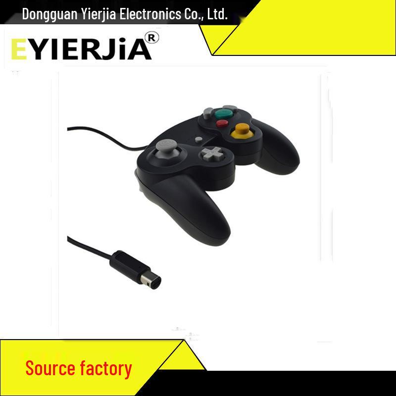 NGC Kabelgebundener Gamecontroller mit Farbkreuz für Konsole
