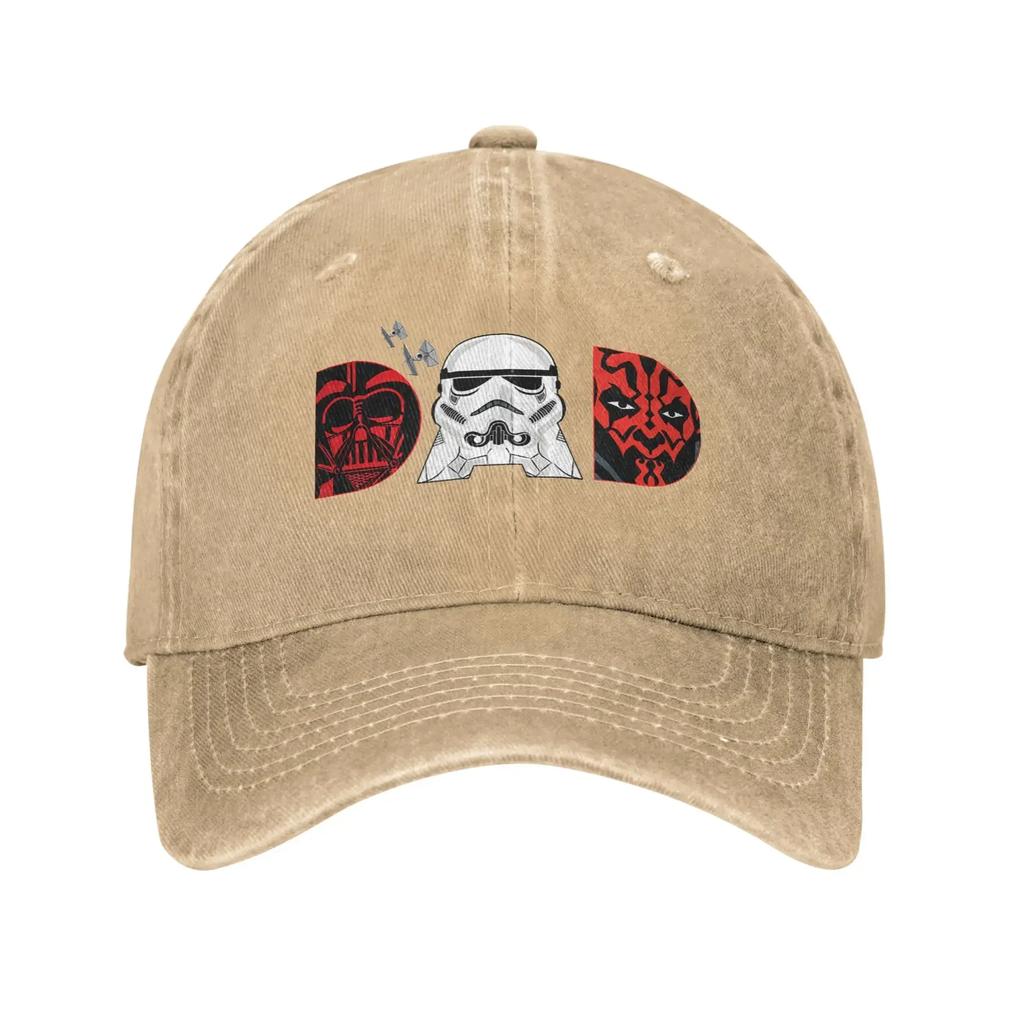 Darth Maul Large Face Portrait Baseball Caps Distressed Washed Caps Hat Vintage Outdoor Activities Unstructured Soft Headwear