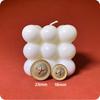 10pcs Golden Metal Button Clothing Pants Bag DIY Craft High-Grade Decorative Hollow Out Round Buttons Accessories