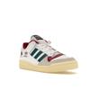 Adidas Forum Low CL White Legacy Teal Unisex Sneakers Cloud-White Legacy-Burgundy HQ6874