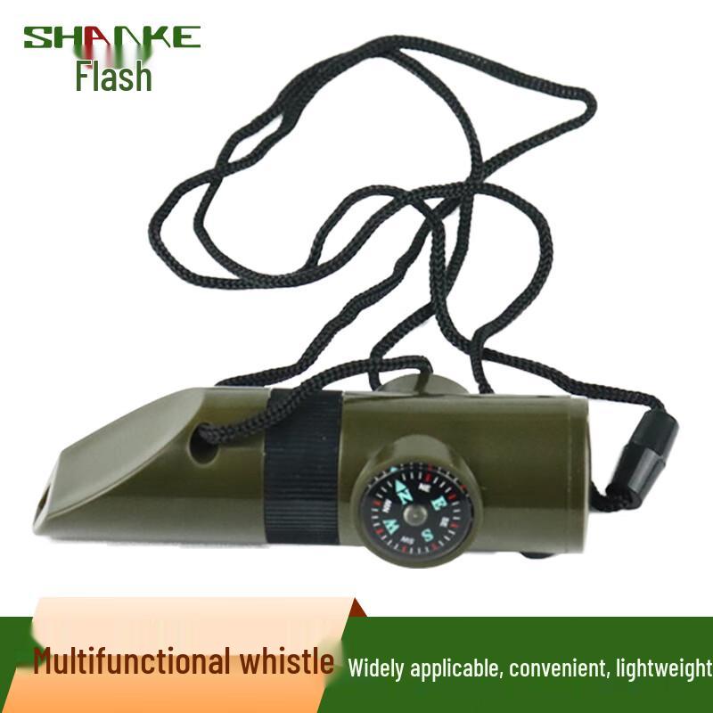 Multi-functional 7-in-1 Survival Whistle
