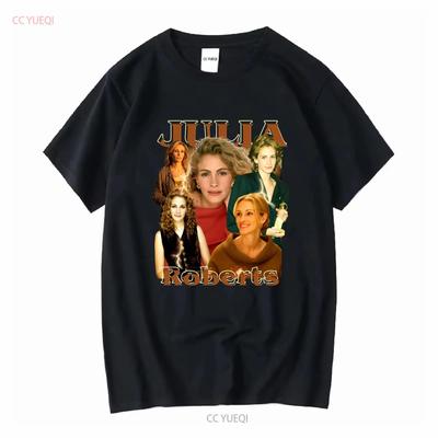 Julia Roberts Vintage Bootleg T Shirt Long or Short Sleeves Vintage Washed Fashion Comfortable Stylish Breathable Stretched