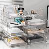 New Transparent File Rack Book Shelf Multi-layer Multifunctional Storage Tray Large Capacity Desktop Organizer School Office