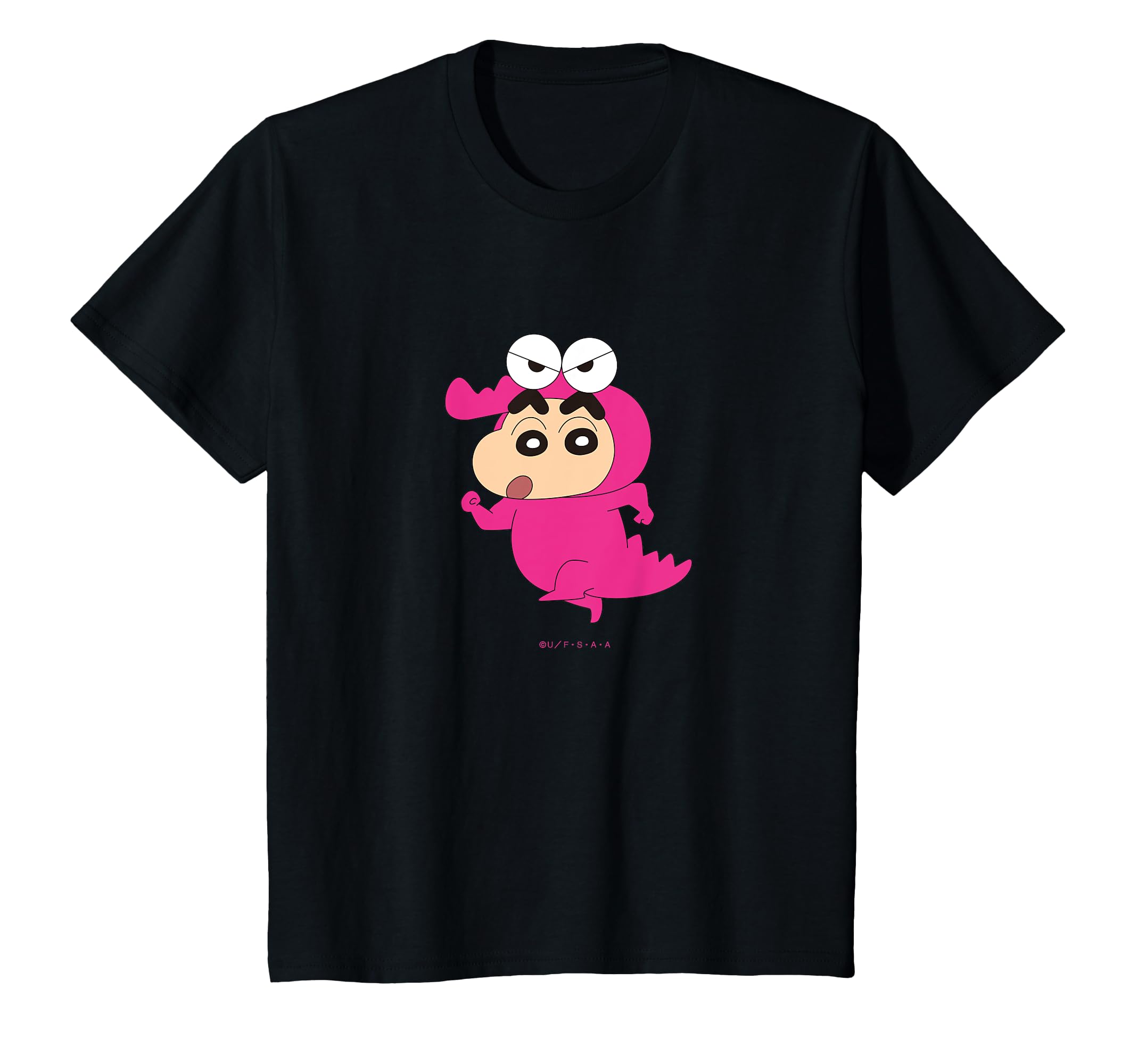 

Kids Crayon Waniyama Shin-chan Shin-chan T-shirt чорний