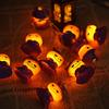 Halloween LED Pumpkin Ghost Wizard Lantern String Ghost Festival Shopping Mall Bar Decoration Atmosphere Lights