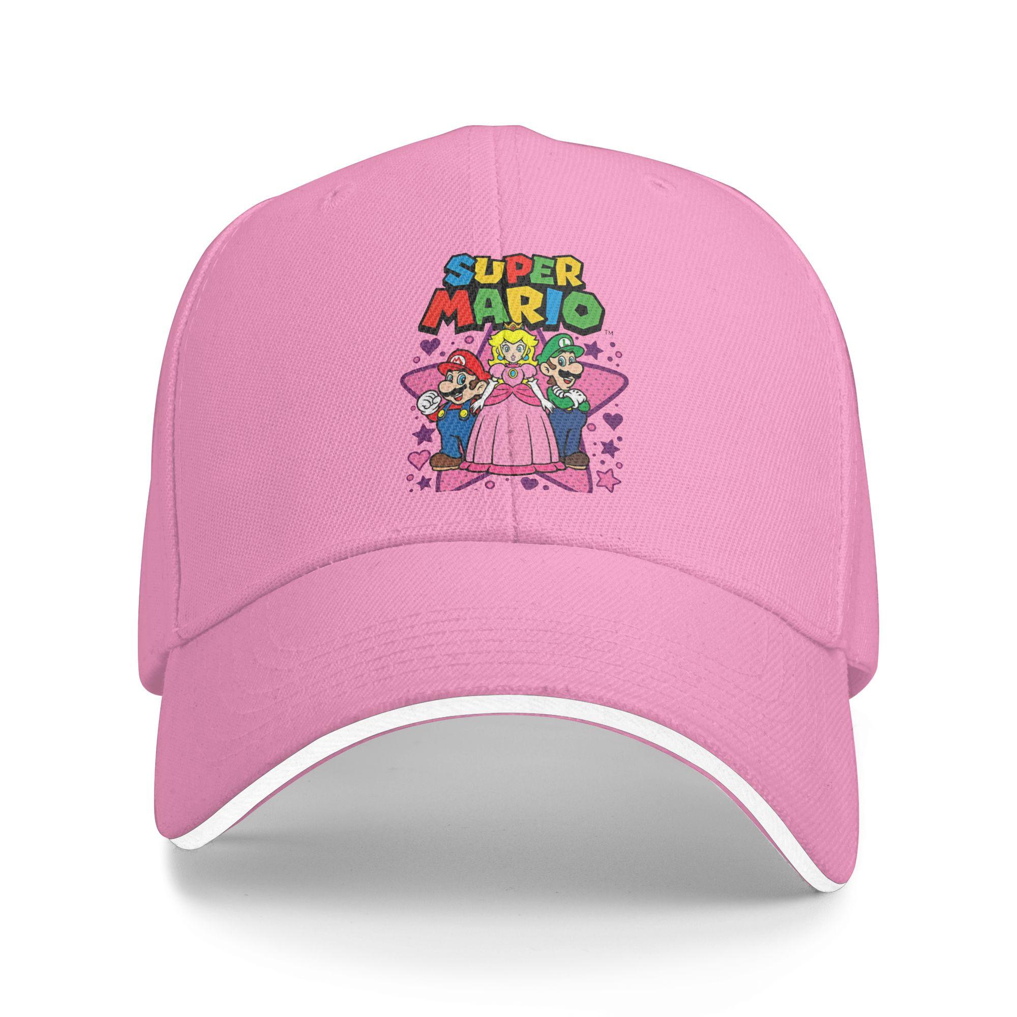 

Movie Baseball Cap Casual Super Marios Cartoon Game Sandwich Hat Men Women Adjustable Dad Hat Outdoor One Size