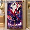 Beach TowelMiraculous Ladybug Custom Name Text Personalized Soft Towel for Beach Pool Indoor Home Decor Gift