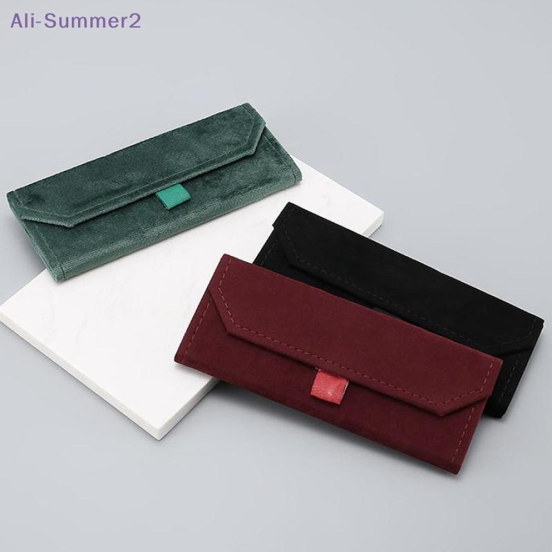 Custodia a Triangolo Pieghevole in Velluto per Occhiali Custodia Elegante per Occhiali da Sole Scatola Morbida per Occhiali da Lettura Scatola Creativa Resistente alla Compressione per Occhiali