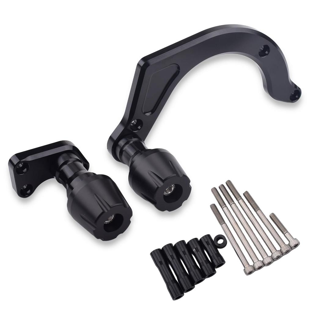 LEDISHUN Motorcycle Frame Slider / Engine Slider Suzuki Jixer SF250 All Year Black