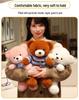 Adorable Bear Plush Doll – Cute Sweater, Soothing Sleep Toy, Perfect Gift for Girls