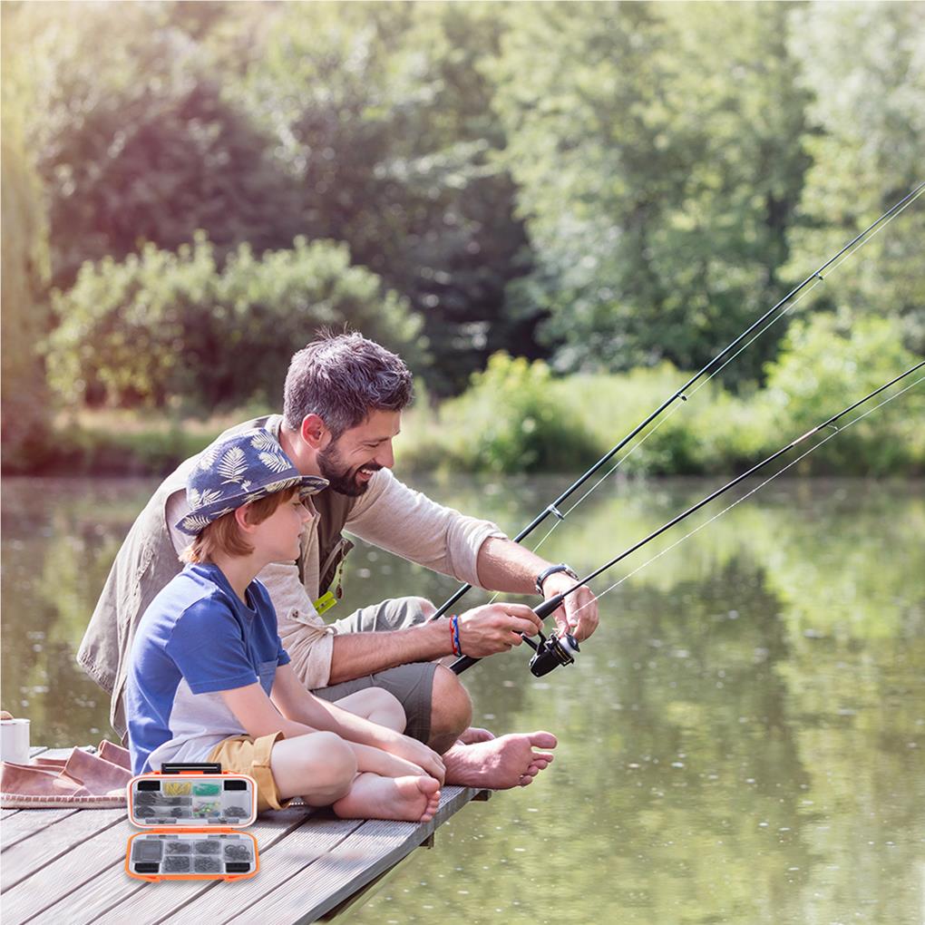 Large Capacity Tackles Fishing Flexible Box Hook Organizer Accessories Outdoor Plastic Container Compartments Storage with Gear